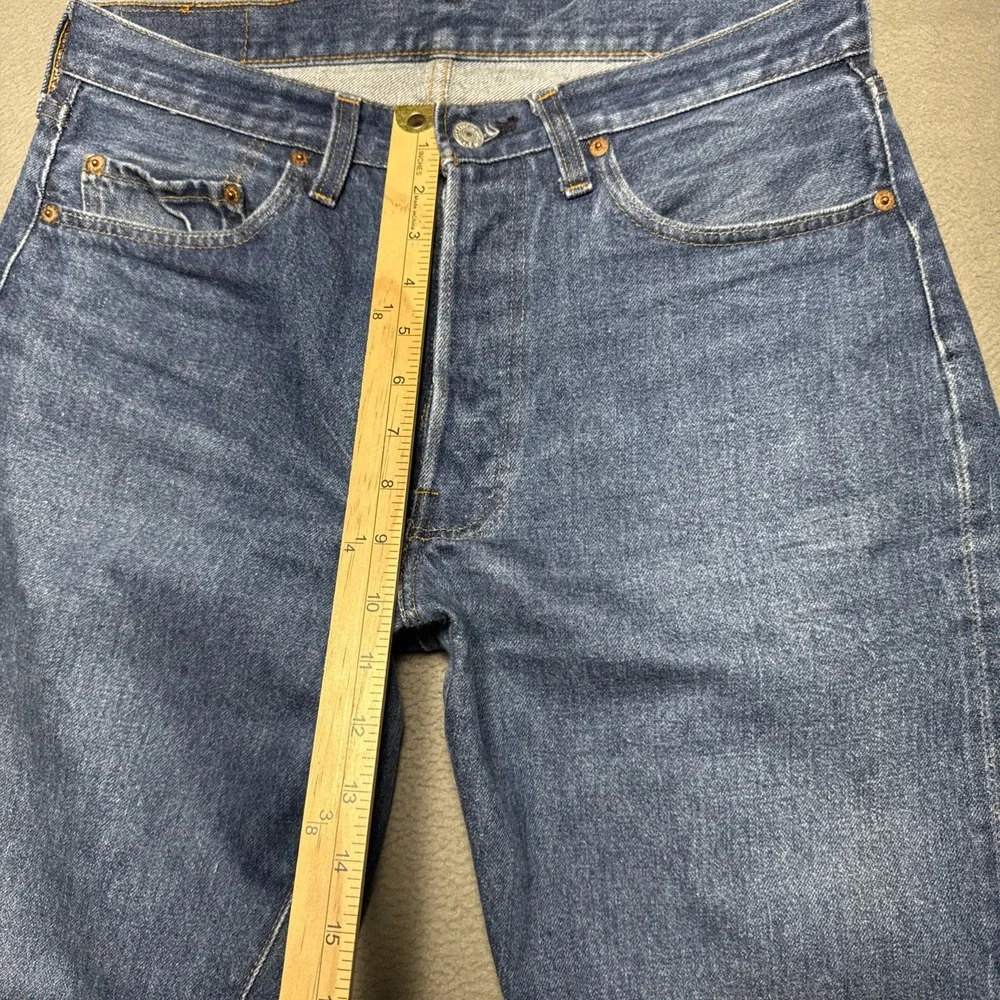 Vintage 70's Levis 501xx 1501 0117 Red Line Selvedge Jeans Sz 33x38‎ (32x34) USA